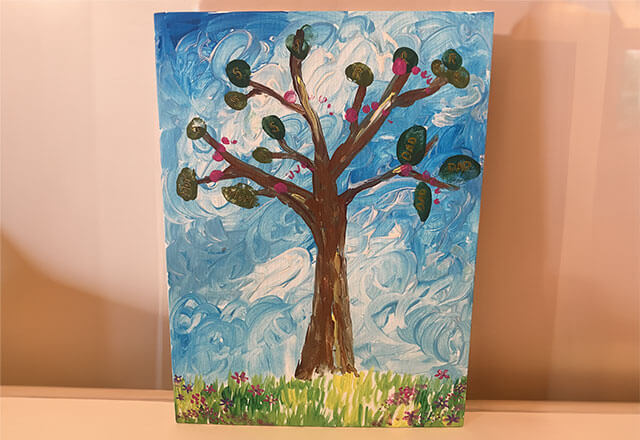 family tree painting