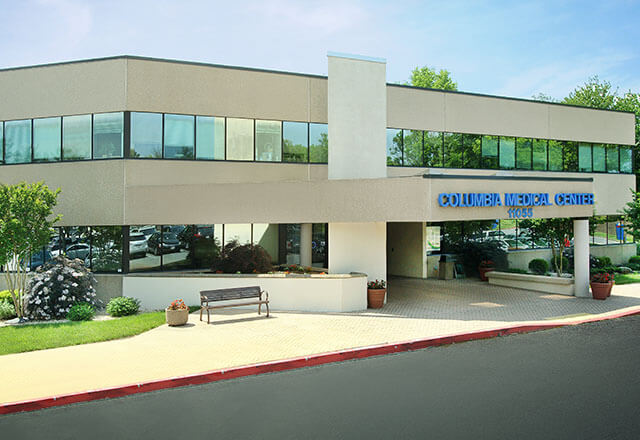 exterior of jhmi columbia