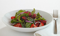 Strawberry and spinach salad